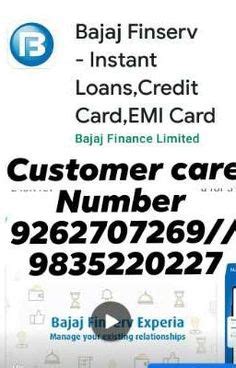 Bajaj personal loan customer care number